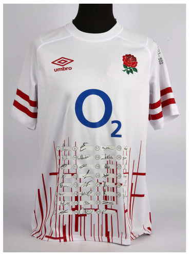 Signed england rugby - signed,