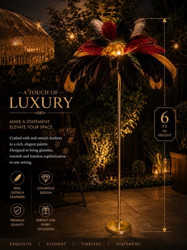 Luxury multicolour ostrich - luxury,