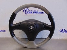 Toyota Yaris Steering Wheel 99-06 XP10 T-sport grey Black leather