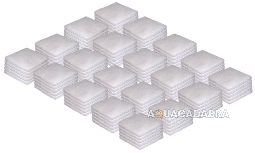 100 compact poly pads - 100,