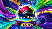 Black Bolt Pokeball White