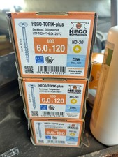 3 boxes of 100 Heco Topix Plus