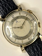 JAEGER LECOULTRE Memovox Alarm *RARE*Vintage 1950 Men Manual 10K Gold Fill Watch