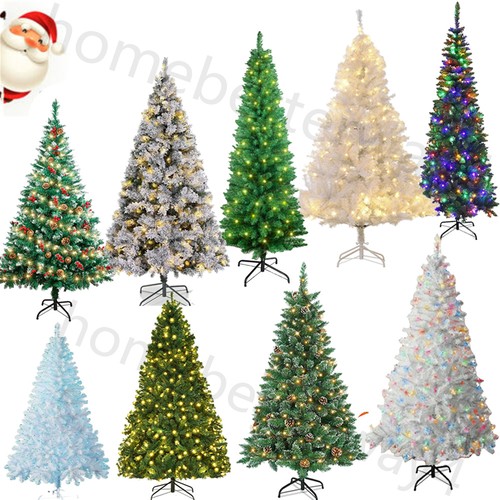 Christmas tree with led lights - christmas,