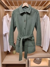 M&S SIZE UK 6 KHAKI OVERCOAT