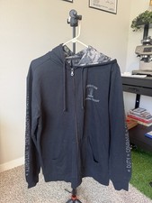 Harley-Davidson Hoodie Mens Medium Wounded Warrior Project Operation Freedom Zip