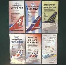 6x 1/144 BOA Airliner Decals
