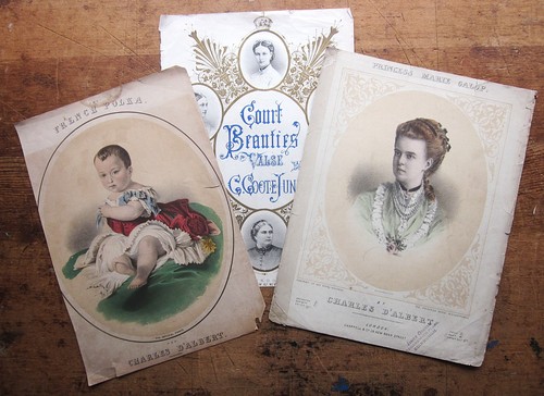 Victorian music sheet covers - 3,