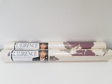 Laurence Llewelyn Bowan Wallpaper x 2 Purple Floral Shantung Plum Graham & Brown