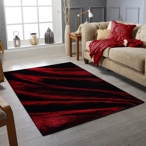 Modern soft waves carpet - soft,