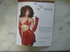 New sexy BLACK pvc skirt with