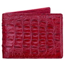 Men's Red Real Crocodile