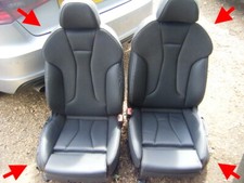 AUDI S3 BLACK EDITION LEATHER interior HEATED SEATS A3 2014 to 2019 1900 miles