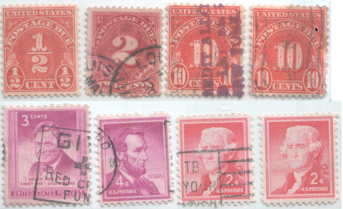 1930 postage due - due,
