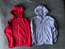 Primark Full Zip Hoodies Red Lilic Size Small Ladies 