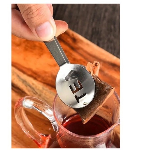 Stainless steel tea tongs - stainless,