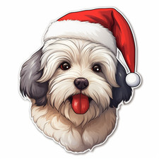 Havanese Car Sticker Dog