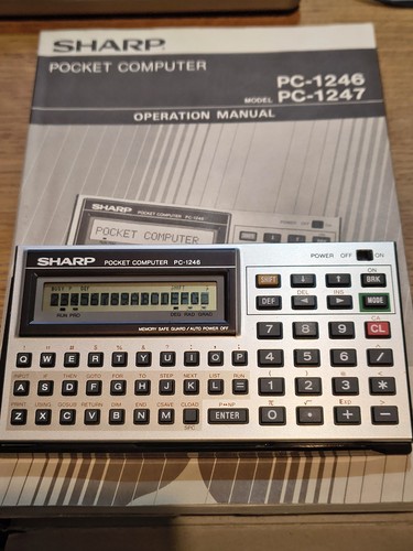 Sharp pocket computer 1246 - pocket, -1246