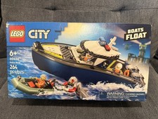 Lego City Police Boat Lego Set