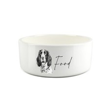 Springer Spaniel Pet Food Bowl