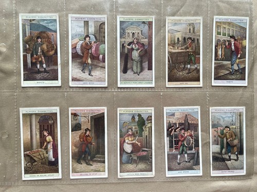 Players cigarette cards cries - cigarette,