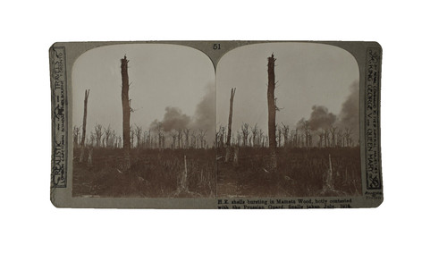 Ww1 stereoview artillery - stereoview, he