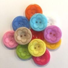 Flower pattern buttons 23mm