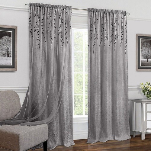 Willow crushed satin double - willow,