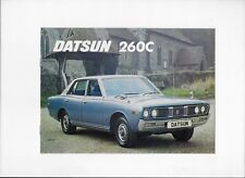 1974 Datsun 260C car brochure