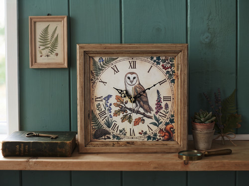 Barn owl wall desk - owl,