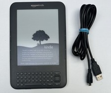 Amazon Kindle 3rd Gen Keyboard eReader D00901 - Working