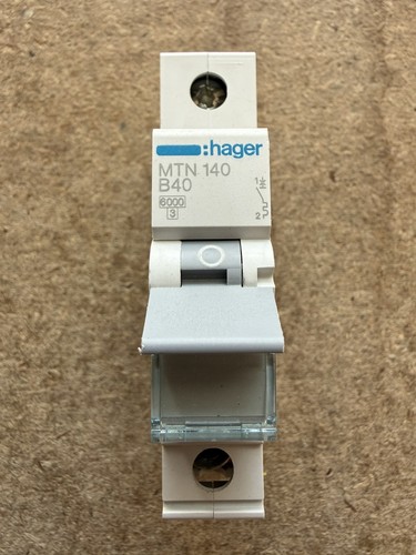 Hager b40 amp - type, b