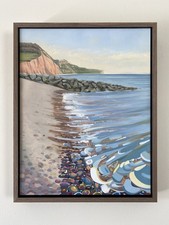 Sidmouth Beach Oil Painting