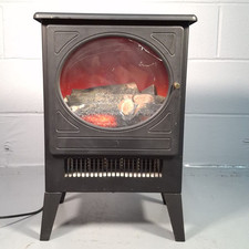 Dimplex IMP20 2000W Heater Electric Vintage Woodburner Style Stove Black