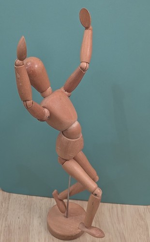 Wooden mannequin artist - wooden,