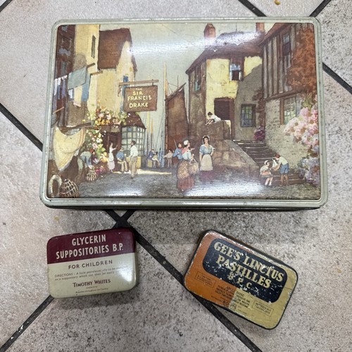 Vintage tins bundle - tins, food