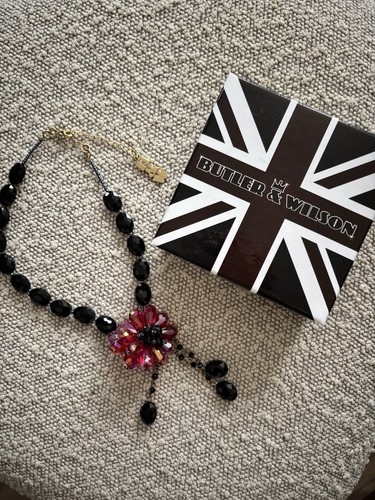 Butler wilson black beaded - butler,