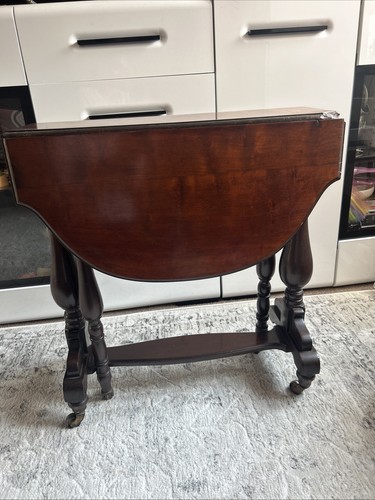 Beautiful wooden folding table - wooden,