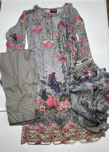 Piece lawn suit embroidery - 3,