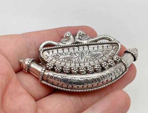 Antique solid silver unusual - antique,