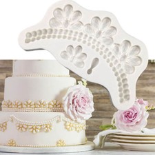 Beads Jewel Mold Pearls Border