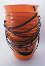 Plastic Pumpkin Treat Bucket