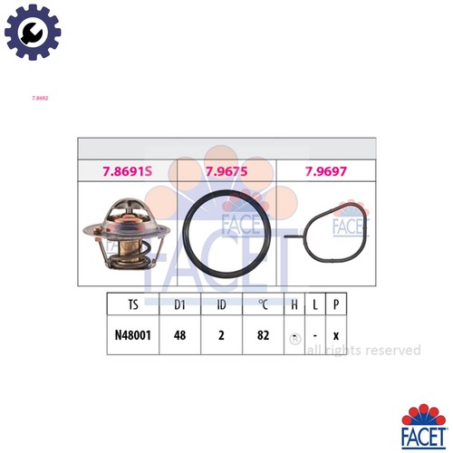 Thermostat coolant 8692 for - coolant,