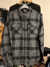Men’s Size M Black And White Check Flannel Shirt, Long Sleeves, Colorado Clothin