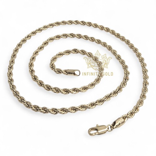 Mens 9ct gold - 9ct, rope