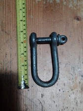 ⚡4.5 inch D Shape Dee Shackle Chain Ring Shackle U Loop Screw Lifting Pulling