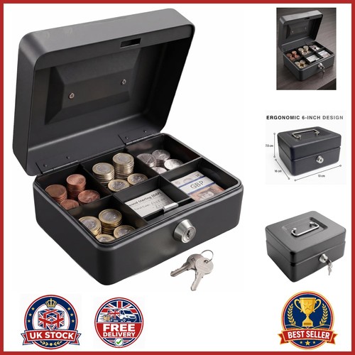 Steel cash box with - box,