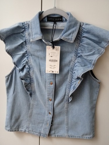 Zara women gilet jeans - gilet, size
