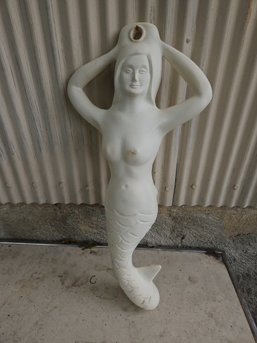 Mermaid all white boat - white,