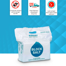 Harvey's Water Softener Block Salt Suitable for Water Softeners UK